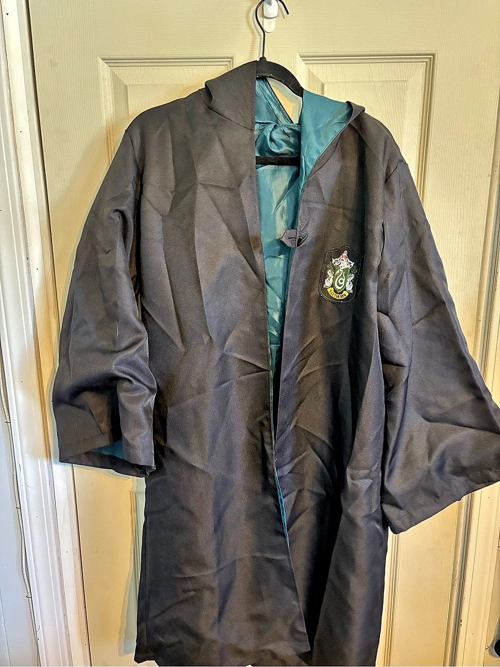 Harry Potter Slytherin House Deluxe Robe Black & Green